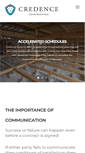 Mobile Screenshot of credenceconstruction.com